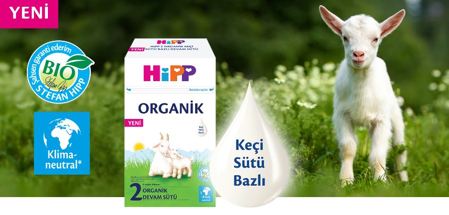 Organik Keçi Sütünden HİPP Süt Formülleri